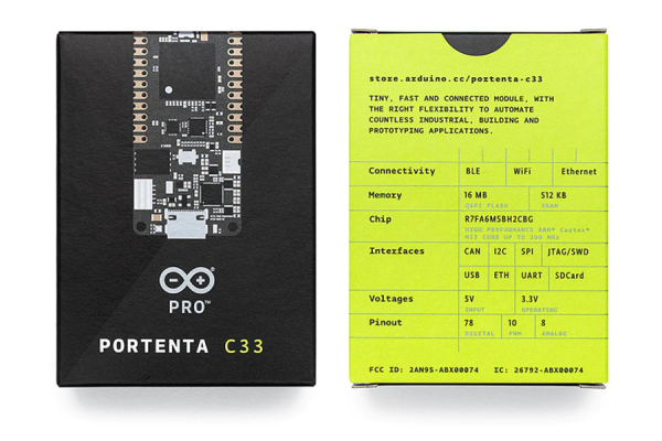 Arduino Development Board, Portenta C33, Wi-Fi/BLE, ARM Cortex M33