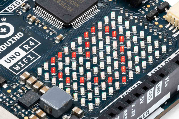 Arduino UNO R4 WiFi, 48MHz, 256KB Flash, 32KB SRAM, USB-C, CAN, DAC