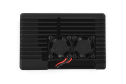 Armor Case (2510) Dual Fans, Aluminum, Acrylic Window for Pi 4
