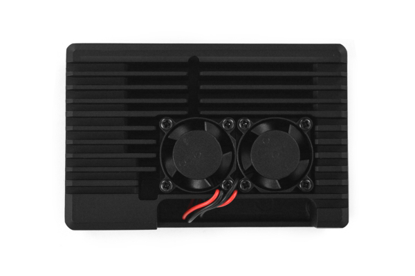 Armor Case (2510) Dual Fans, Aluminum, Acrylic Window for Pi 4