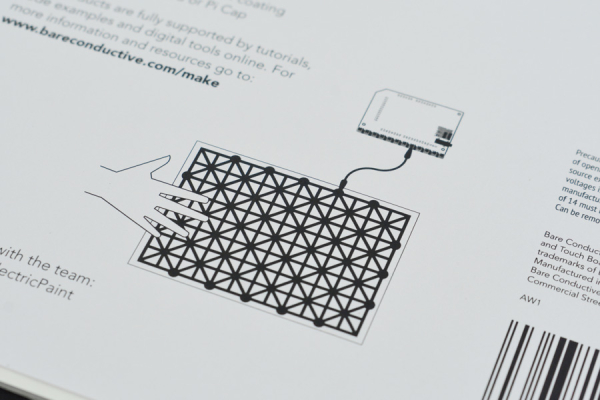 Bare Conductive Printed Sensor (Set of 3), Flexible, Moisture-Proof