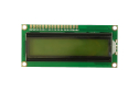 Character LCD, Basic 16x2, Black on Yellow, 5V, 5V Supply