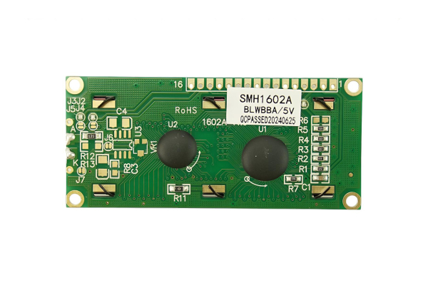 LCD-display med stikforbindelser