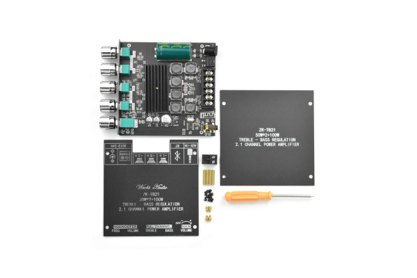 Bluetooth Amplifier-50W+100W, Bass Treble, Bluetooth 5.0, 12-24V