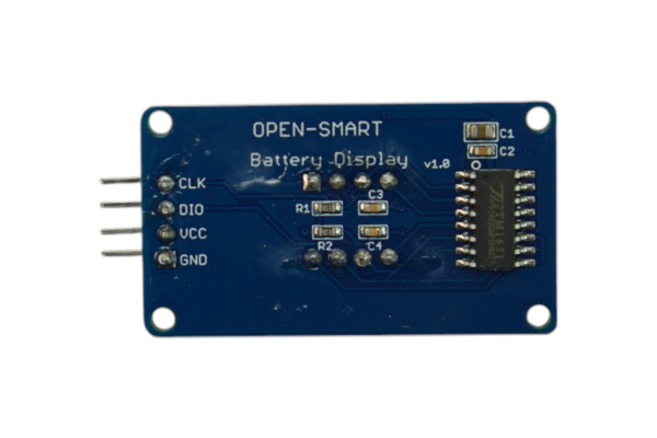 Battery Capacity Indicator, 3.3V-5.5V, 8 Brightness Levels