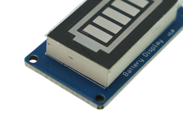 Battery Capacity Indicator, 3.3V-5.5V, 8 Brightness Levels