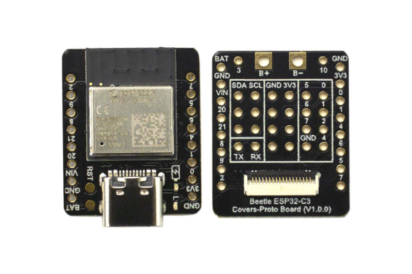 ESP32 - C3 Beetle, RISC-V Core, WiFi, BT5, Li-ion, Mini 25x20.5mm