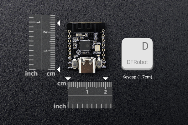 ESP32-C6 board med batteriopladning