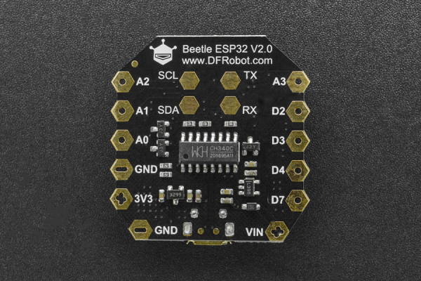 Miniature ESP32 udviklingsboard