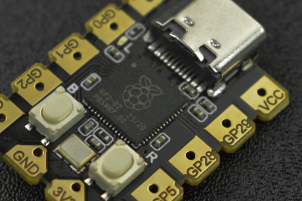 Mini Development Board Beetle RP2040, Dual-Core, 2M Flash, 8 GPIO