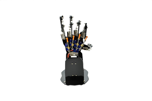 Bionic Robot Hand (Left), Acrylic, 5 Micro Servos, Arduino Compatible