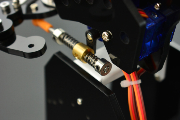 Bionic Robot Hand (Left), Acrylic, 5 Micro Servos, Arduino Compatible