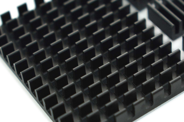 Heatsink Kit Black Aluminum w/ Adhesive for Raspberry Pi 4B