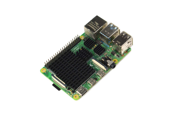 Heatsink Kit Black Aluminum w/ Adhesive for Raspberry Pi 4B