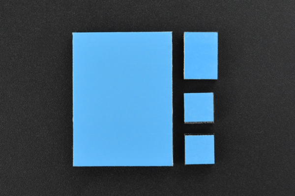 Heatsink Kit Black Aluminum w/ Adhesive for Raspberry Pi 4B