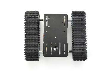 Tracked Robot Chassis Black Gladiator, Aluminium, High Power Motors