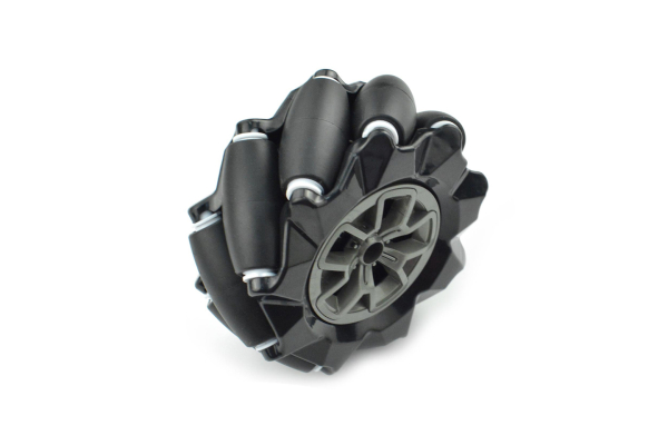 Mecanum Wheel Black (97mm) - Left, 9 Rollers, 15kg Load