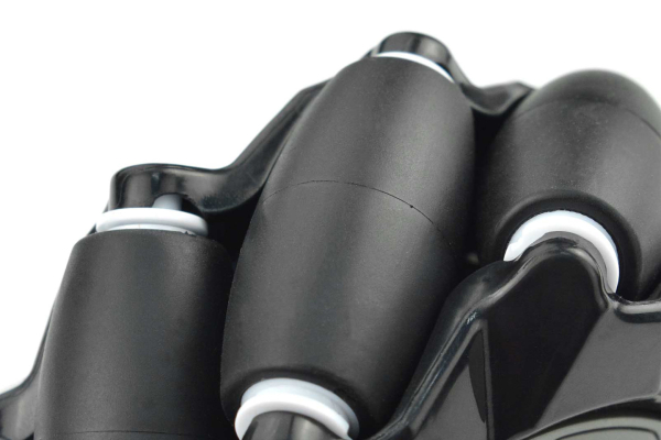 Mecanum Wheel Black (97mm) - Left, 9 Rollers, 15kg Load