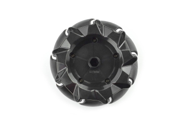 Mecanum Wheel 97mm, Black, Right, Omnidirectional, 15kg Load