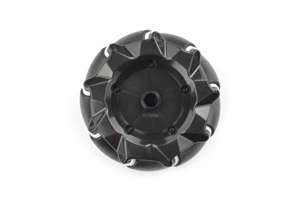 Mecanum Wheel 97mm, Black, Right, Omnidirectional, 15kg Load