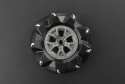 Mecanum Wheel 97mm, Black, Right, Omnidirectional, 15kg Load