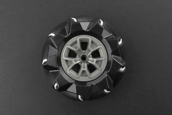 Mecanum Wheel 97mm, Black, Right, Omnidirectional, 15kg Load