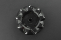 Mecanum Wheel 97mm, Black, Right, Omnidirectional, 15kg Load