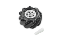 Mecanum Wheel 60mm, Black, with Motor Shaft Coupling, Left