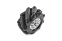 Mecanum Wheel 60mm, Black, with Motor Shaft Coupling, Left