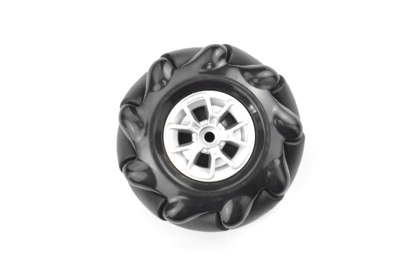 Mecanum Wheel 60mm, Black, with Motor Shaft Coupling, Left