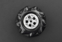 Mecanum Wheel 60mm, Black, with Motor Shaft Coupling, Left