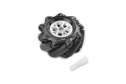 Mecanum Wheel Black 60mm with Motor Shaft Coupling, Right