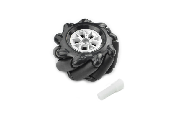Mecanum Wheel Black 60mm with Motor Shaft Coupling, Right