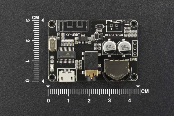 Bluetooth 5.0 Audio Receiver Board, Controllable Volume