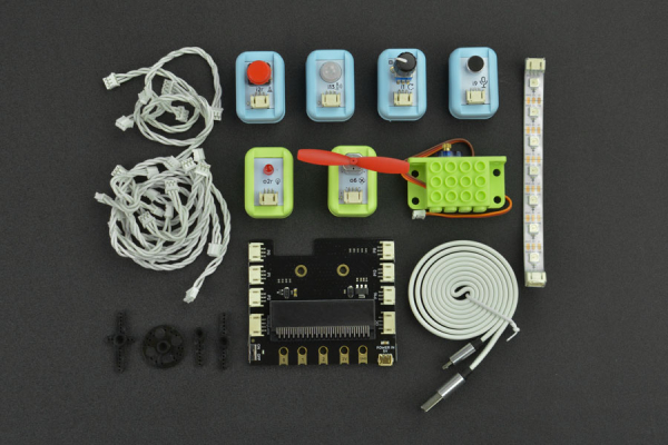 Boson Starter Kit for micro:bit, 8 Modules, Sound/Light/Motion Interaction
