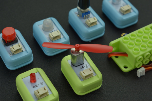 Boson Starter Kit for micro:bit, 8 Modules, Sound/Light/Motion Interaction