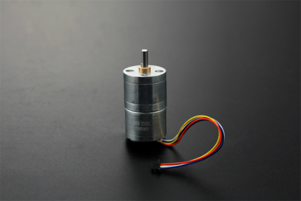 børstesløs DC-motor, 12V, 159RPM, feedback