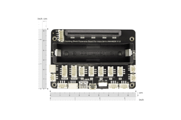 Building Block Expansion Board for micro:bit &amp; UNIHIKER K10 (Wireless &amp; LEGO-Ready)