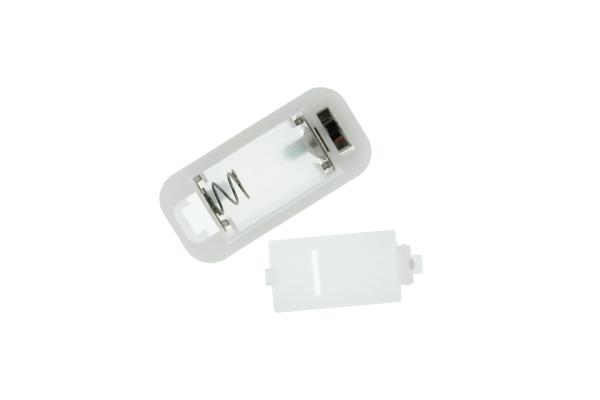 Button Cell Battery Holder, 4.5V, White, Includes 3x LR44 Batteries