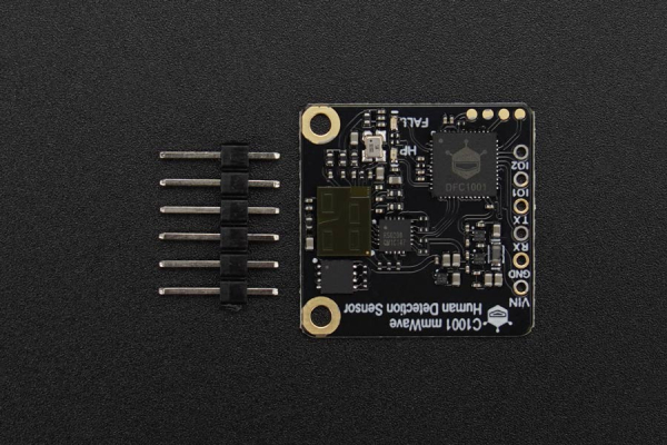 60GHz mmWave Indoor Fall Detection Sensor, C1001, for Arduino, ESP32, micro:bit, 11 Meters