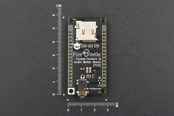 Camera&Audio Media Board - FireBeetle Covers, IoT, MIC, SD, OV7725