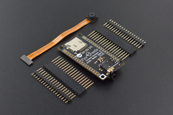 Camera&Audio Media Board - FireBeetle Covers, IoT, MIC, SD, OV7725