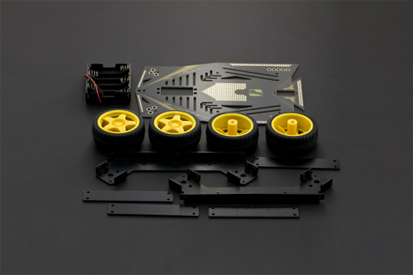 4WD Basic Robot Building Kit Cherokey, Arduino, Bluetooth, Sensors