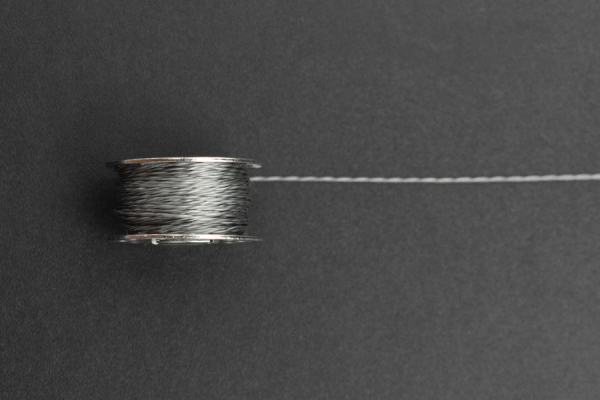 Conductive Stainless Thread, 10-15Ω, 0.42mm, 10m, 650C Resistant