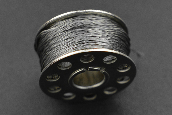Conductive Stainless Thread, 30-40Ω, 0.3mm, 25m, High Temp