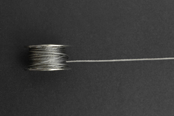 Conductive Stainless Thread, 7Ω, 0.5mm, 5m, High Temp