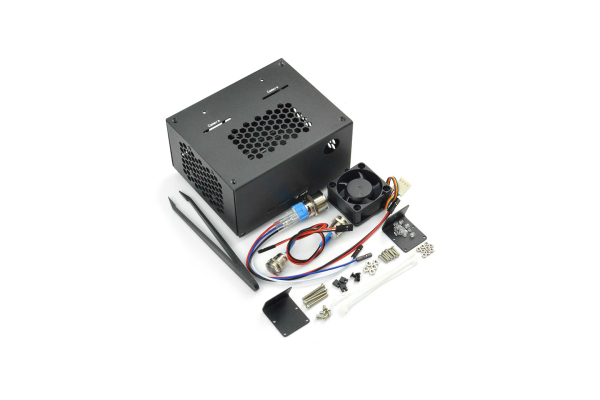 Cooling Case B01 for Jetson Nano, Dual Fans, Reset Switch, Blue LED