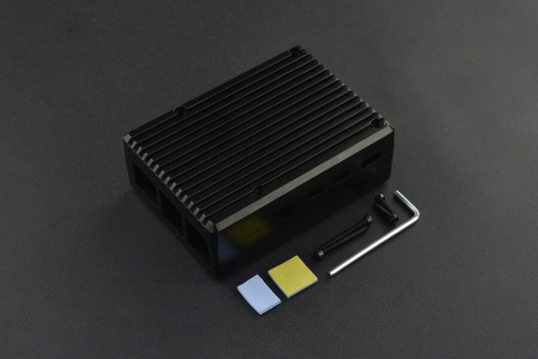 Cooling Case, Raspberry Pi 4B, Aluminum Alloy, Heat Dissipation