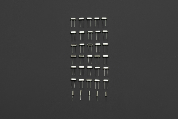 Crystal Oscillator Pack, 35PCS, 7 Values, 32.768K, 49S Size