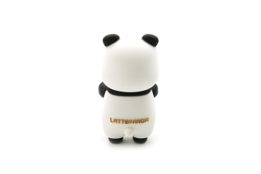 Silicone USB 3.0 Flash Drive, Model: Holding Coffee, 64GB, Cute LattePanda